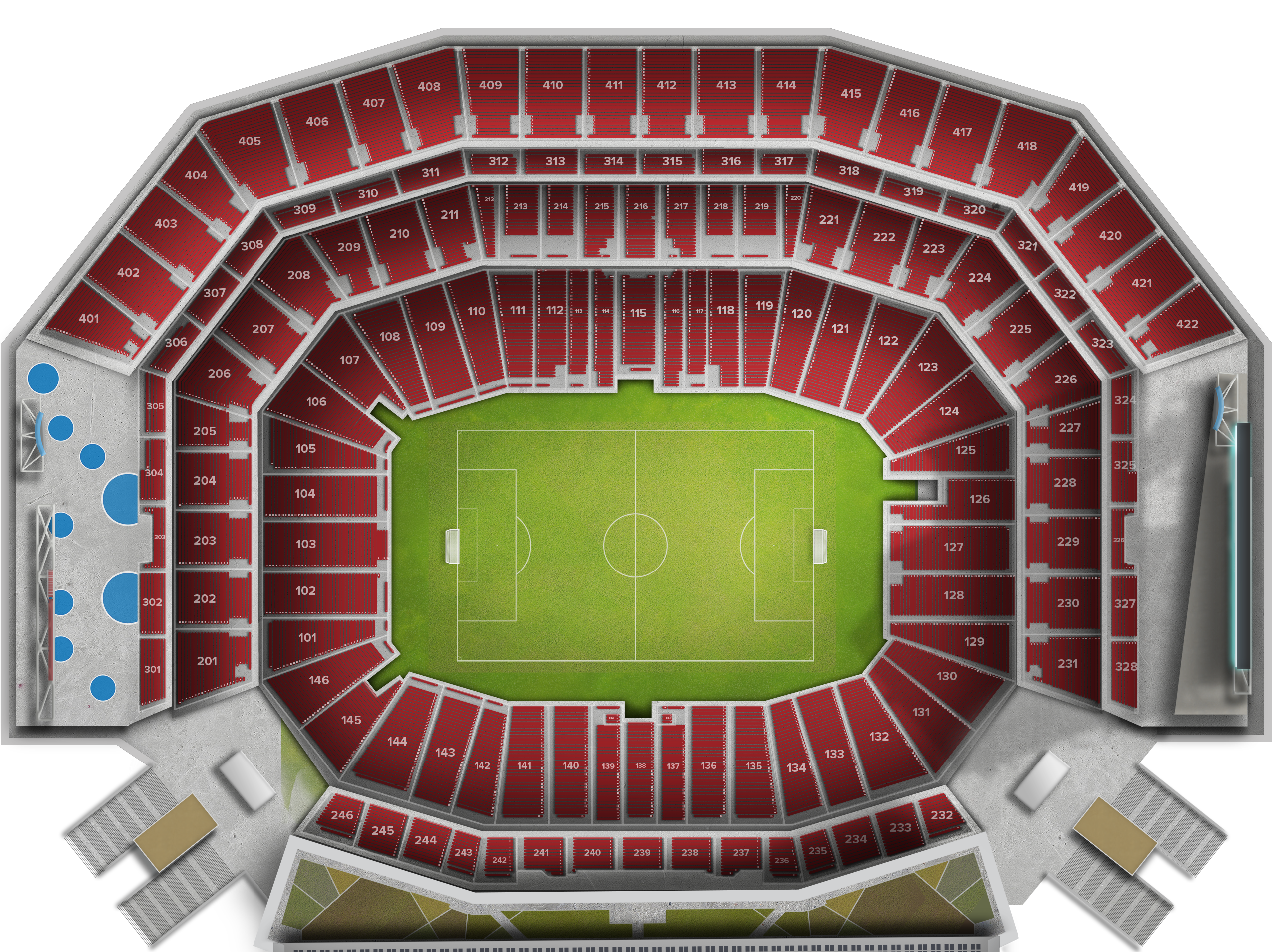 Levi's Stadium - Levi's Stadium National Championship (2560x1936), Png Download