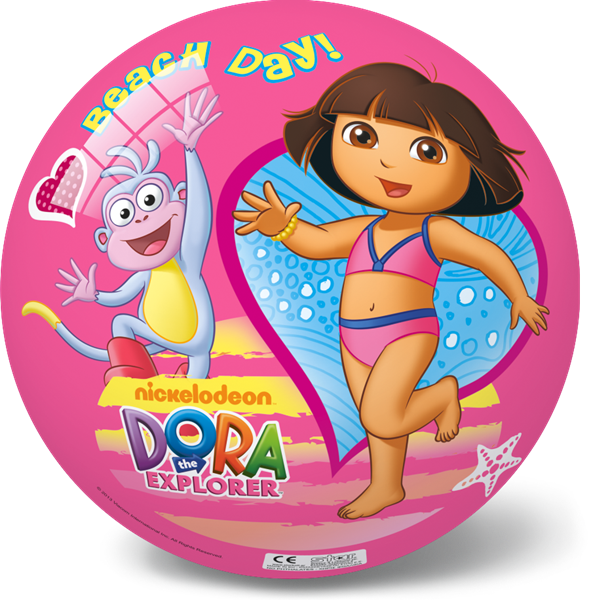 Dora The Explorer Ball - Dora The Explorer Toys Png (593x600), Png Download