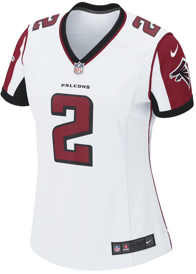 Nike Nfl Atlanta Falcons Women's Football Away Game - Modelos Camisas Femininas De Futebol (1000x1000), Png Download