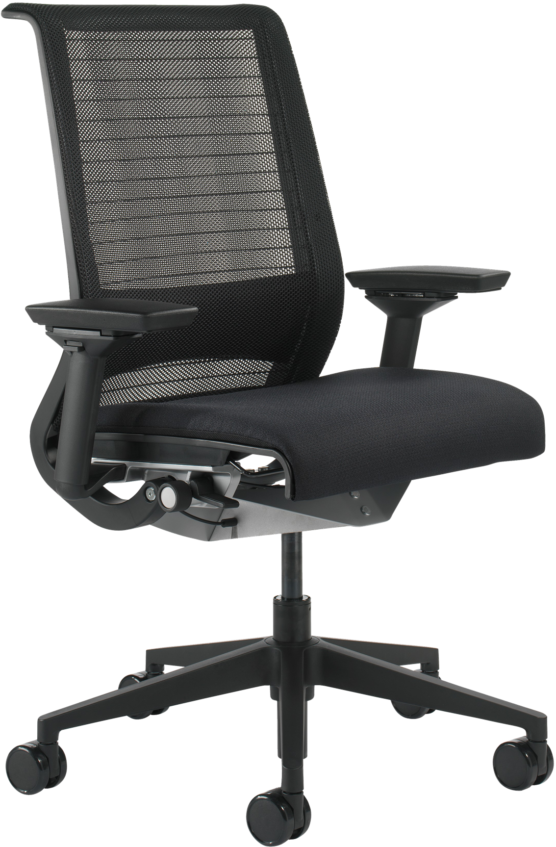Steelcase Think Chair Black (1600x2250), Png Download