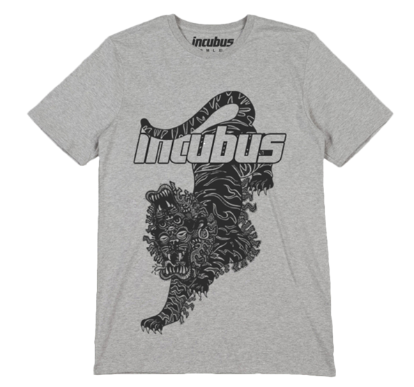 Tiger Grey Tee - Incubus Shirt (600x600), Png Download
