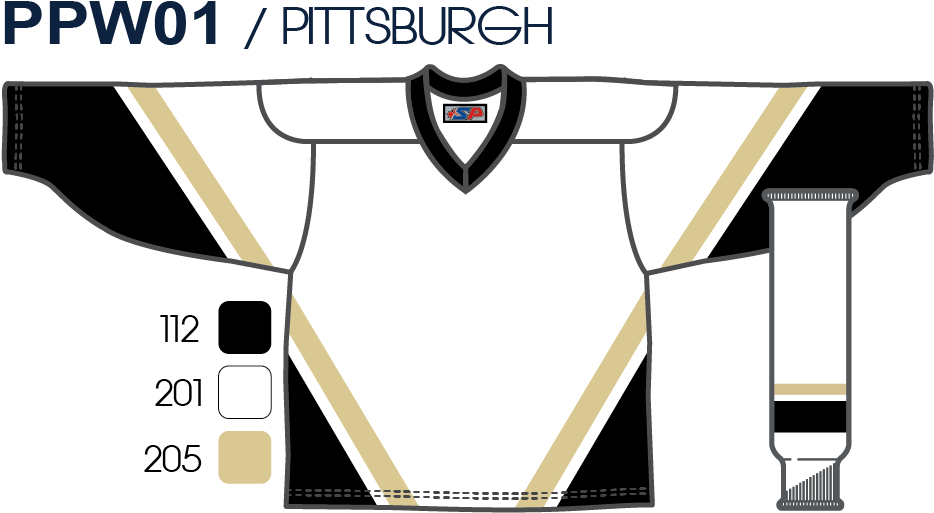 Sp Apparel League Series Pittsburgh Penguins White - S2publicom (1001x601), Png Download