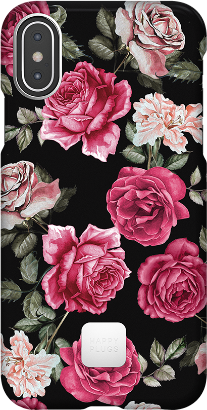 Iphone Xs Case Vintage Roses - Iphone Xs Max Case Roses (999x999), Png Download