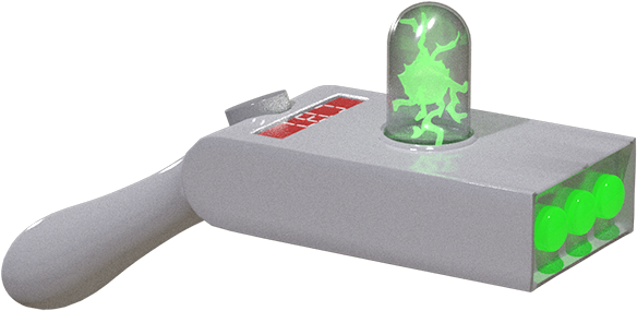 Rick's Portal Gun - Joystick (600x600), Png Download