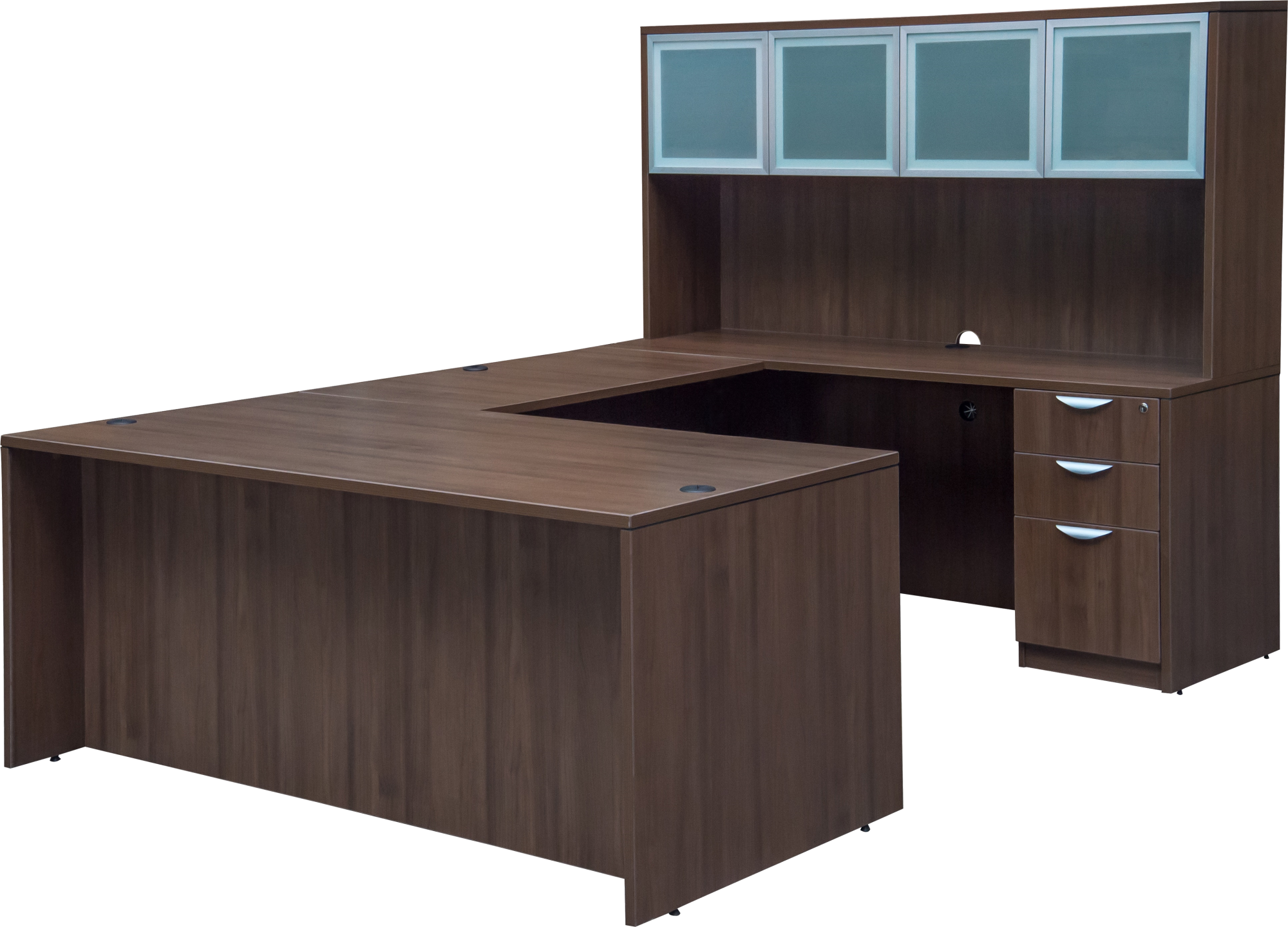 Express Laminate Desks El Classic With Perimeter - Laminate Desk (2000x1439), Png Download