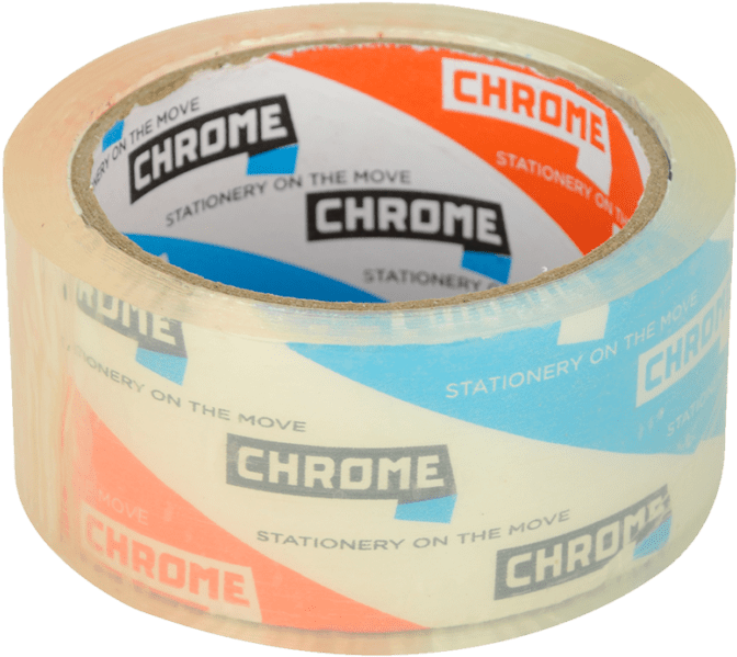 Chrome 48mm*65m*45mic Super Clear Tapes - Label (832x832), Png Download