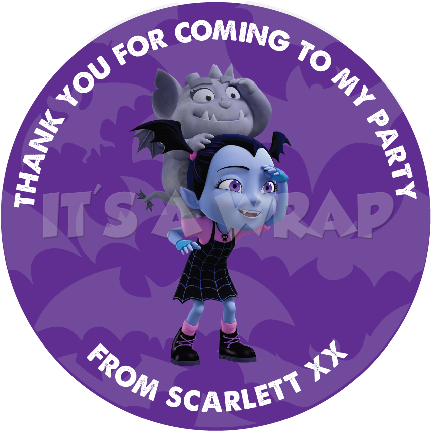 Vampirina Sweet Cone Stickers - General Staff Of The Republic Of Turkey (870x870), Png Download