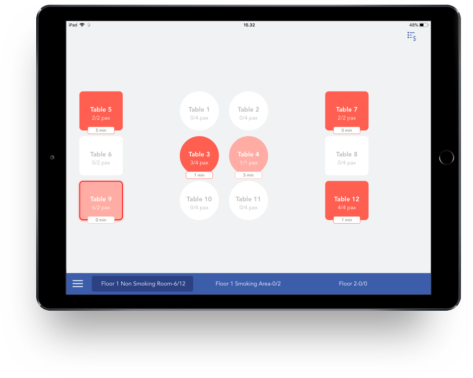 Color Coding And Icons Will Allow You To Instantly - Moka Table Management (940x752), Png Download