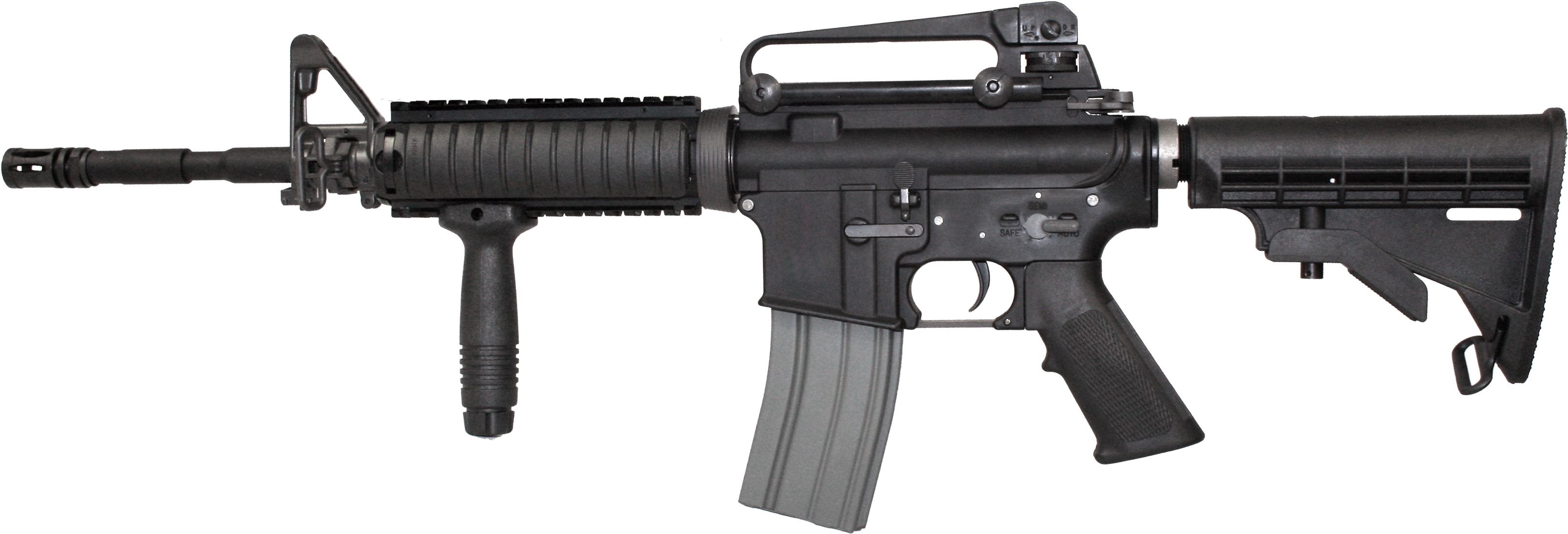 M4 Png - Springfield Saint Ar 15 (3259x1129), Png Download