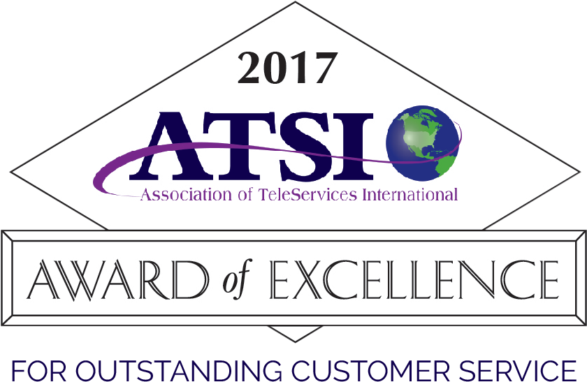 Virtual Receptionist - Atsi Award Of Excellence Logo Transparent (839x568), Png Download