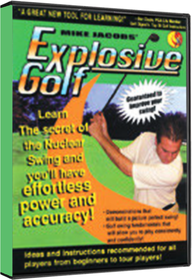 Mike Jacobs' Explosive Golf [dvd] - Poster (1000x1000), Png Download