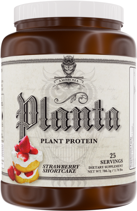 Strawberry Shortcake Planta™ Premium Plant Pro Ambrosia - Planta Protein (1024x1024), Png Download