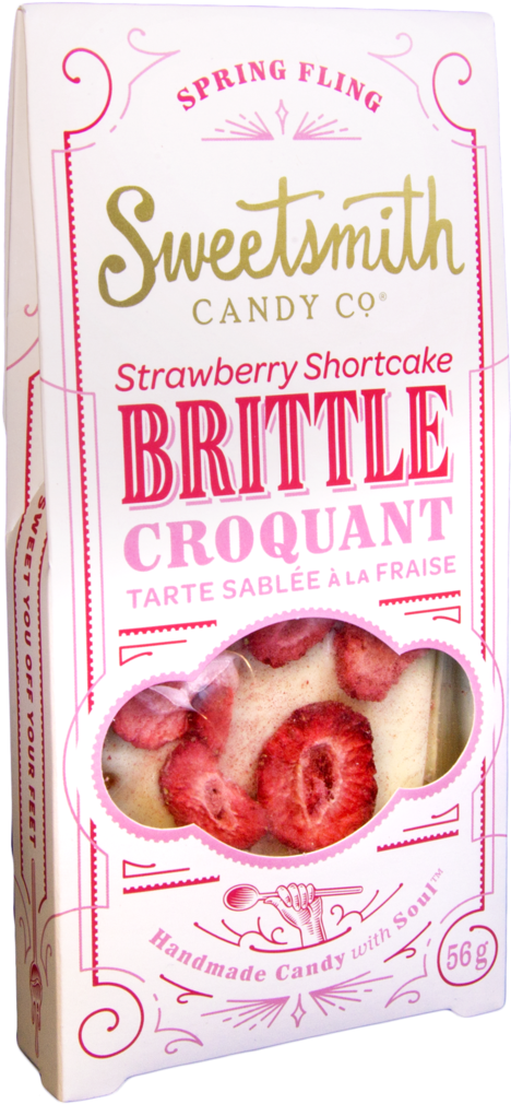Strawberry Shortcake Brittle - Bread (482x1024), Png Download