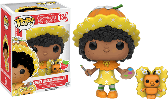 Orange Blossom & Marmalade Scented Pop Vinyl Figure - Strawberry Shortcake Funko Pop (600x600), Png Download