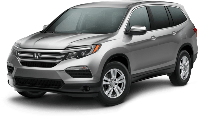 Lunar Silver Metallic - 2018 Honda Pilot Touring Silver (1000x450), Png Download