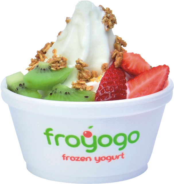 Frozen Yogurt (639x674), Png Download