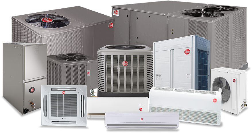 Air Conditioning - Equipos Rheem (1000x524), Png Download