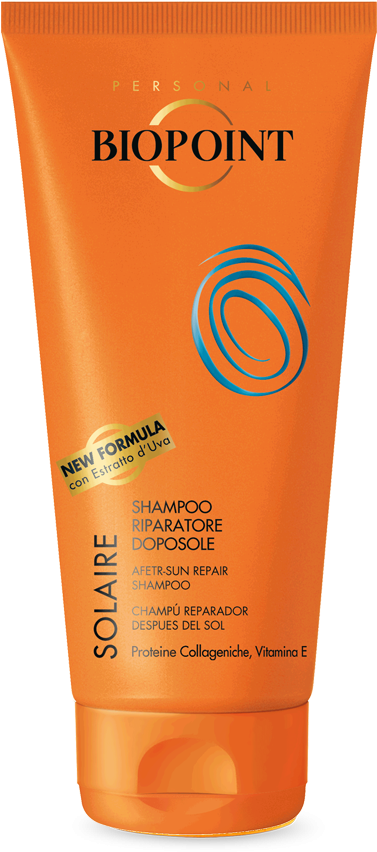 Solaire Hair Aftersun Repairing Shampoo - Biopoint (700x1000), Png Download