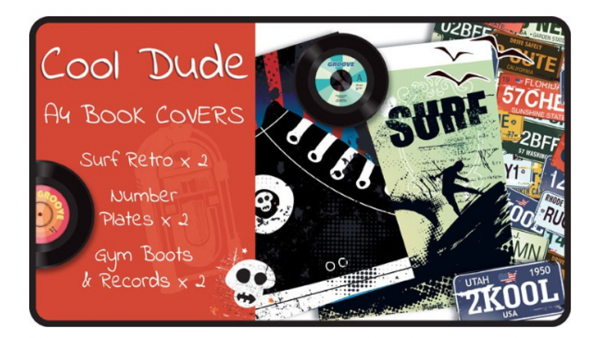2kool4skool Kool Dude A4 Book Covers - Gadget (1200x1200), Png Download
