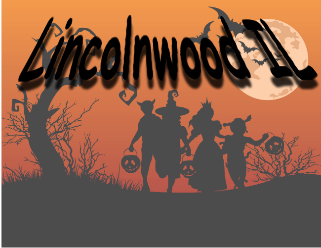 Trick Or Treating Lincolnwood Il - Silhouette (650x501), Png Download