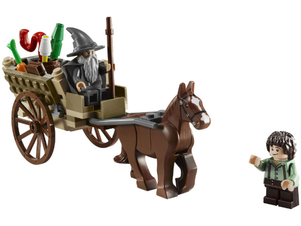 Lego Gandalf Arrives (980x980), Png Download