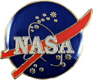 Vintage Nasa Logo Pin, Vintage Pin, Peabe, Peabe - Glider (800x800), Png Download