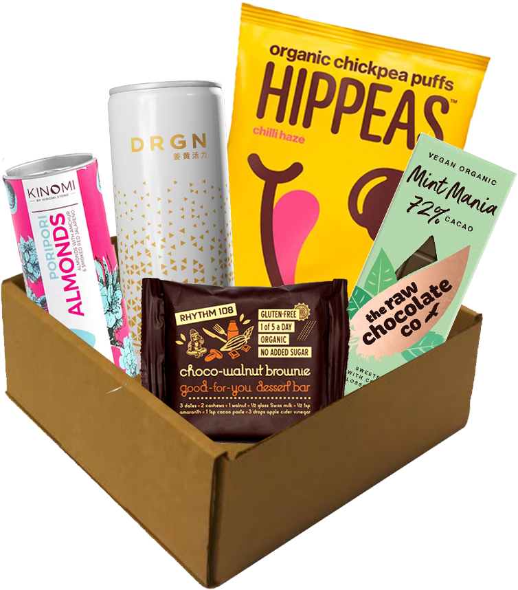 Organic Snack Boxes - Raw Chocolate Company (1000x1000), Png Download