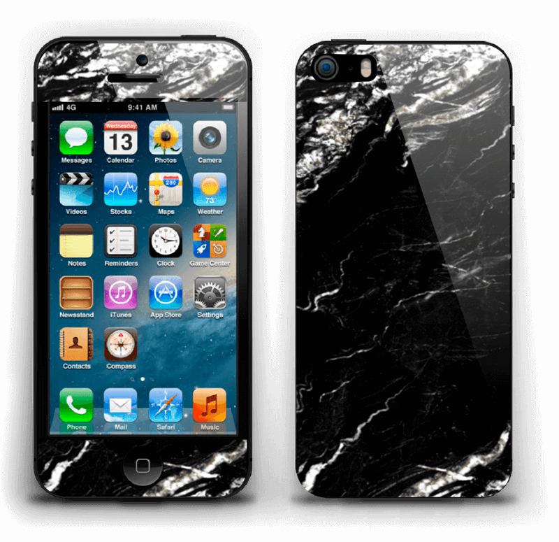 Warm Black Skin Iphone 5s - Iphone 4 (800x775), Png Download