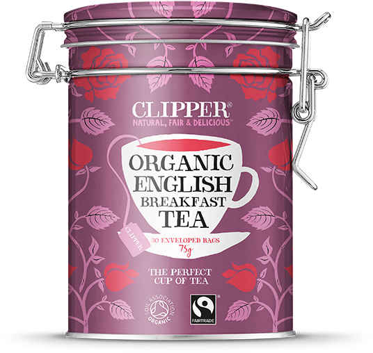 English Breakfast Tea Caddy - Clipper English Breakfast Tea Where To Buy (600x600), Png Download