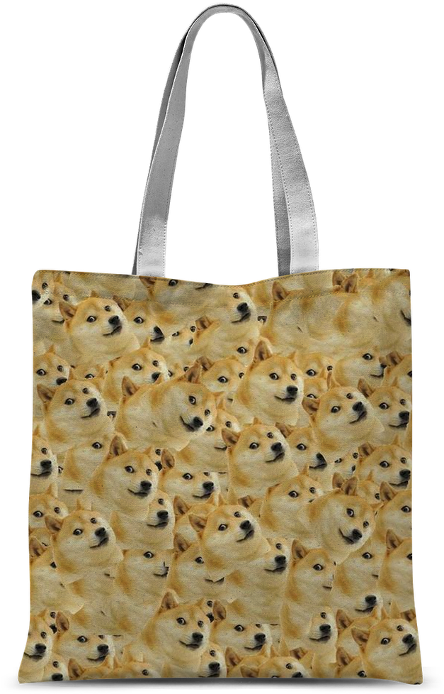 "doge Classic Sublimation Tote Bag\ (1024x1024), Png Download