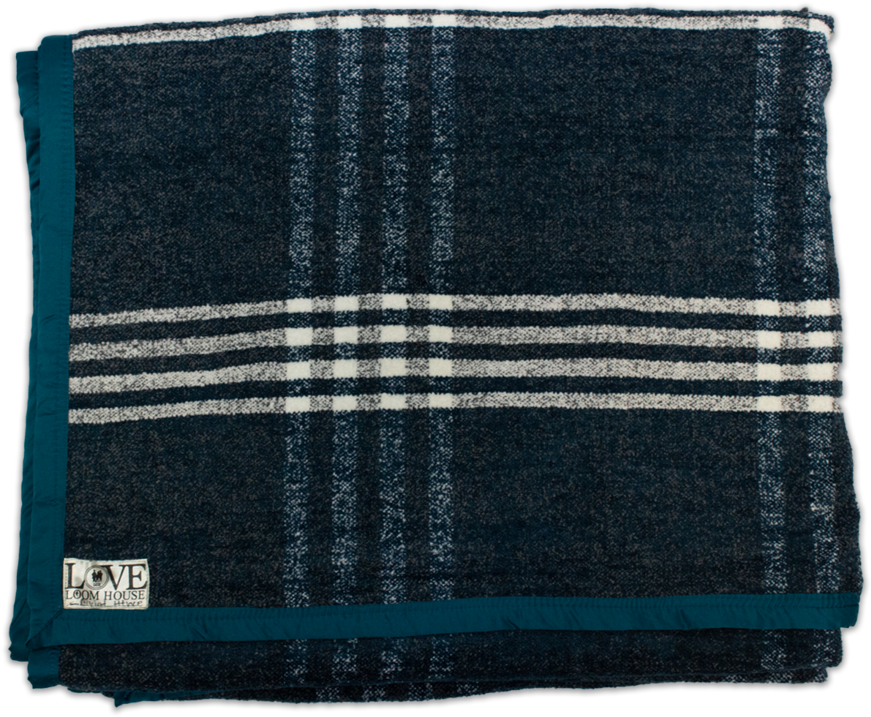 Blue & White Stripe Throw Blanket - Scarf (1024x1024), Png Download