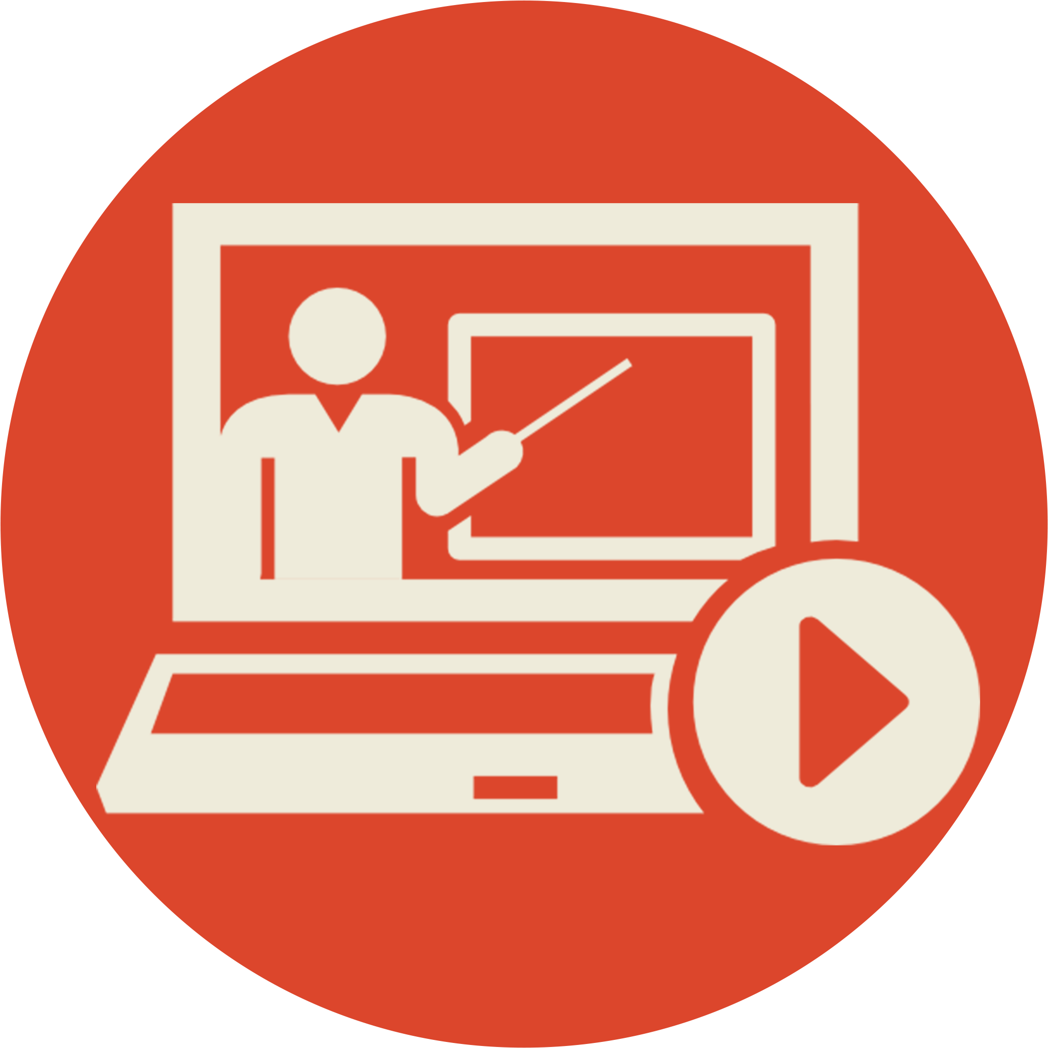 Doctor Symbol Clipart Community Medicine - E Learning Icon Red (2133x2133), Png Download