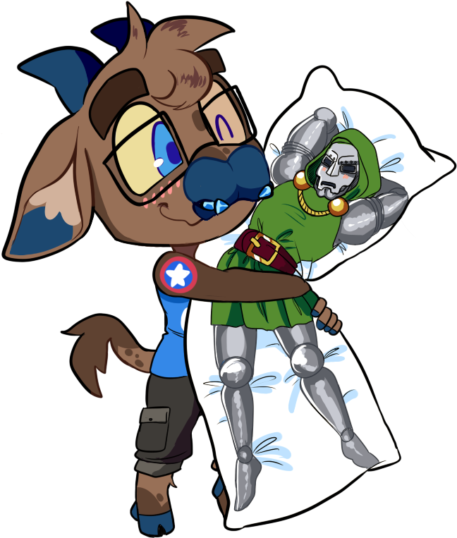 Body Pillow Commission - Cartoon (703x860), Png Download