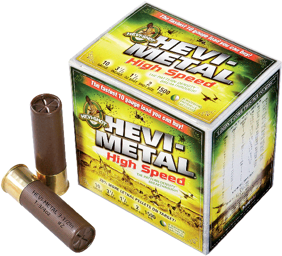 Hevishot 36004 Hevi Metal High Speed 10ga - Hevi Metal 10 Gauge (600x540), Png Download