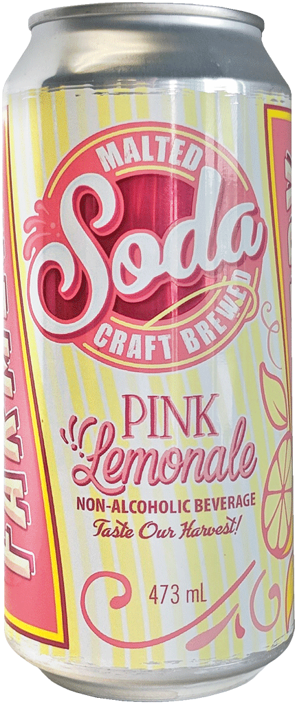 Farmery Pink Lemonale Malted Soda - Punch (432x1024), Png Download
