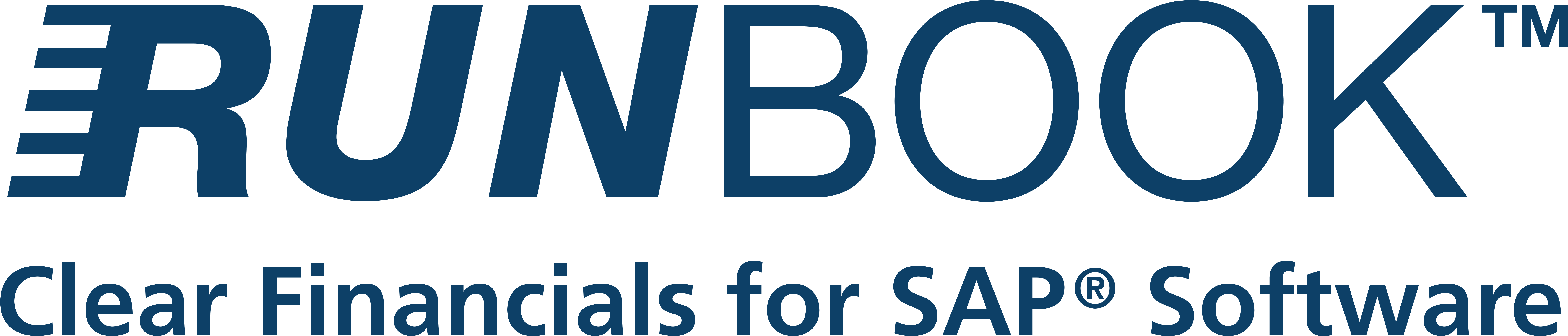 Logo Runbook Clear Financials For Sap Software Blue - Kronotex Logo (8950x2026), Png Download