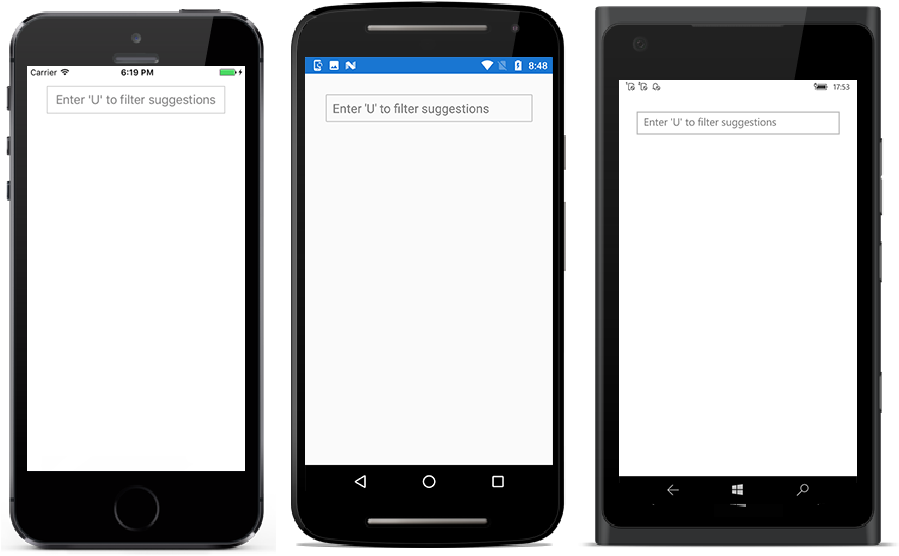 Changing Watermark Text Color - Xamarin Forms Drop Down List (920x612), Png Download