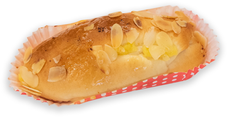 Almond Sweet Bun - Chili Dog (800x800), Png Download