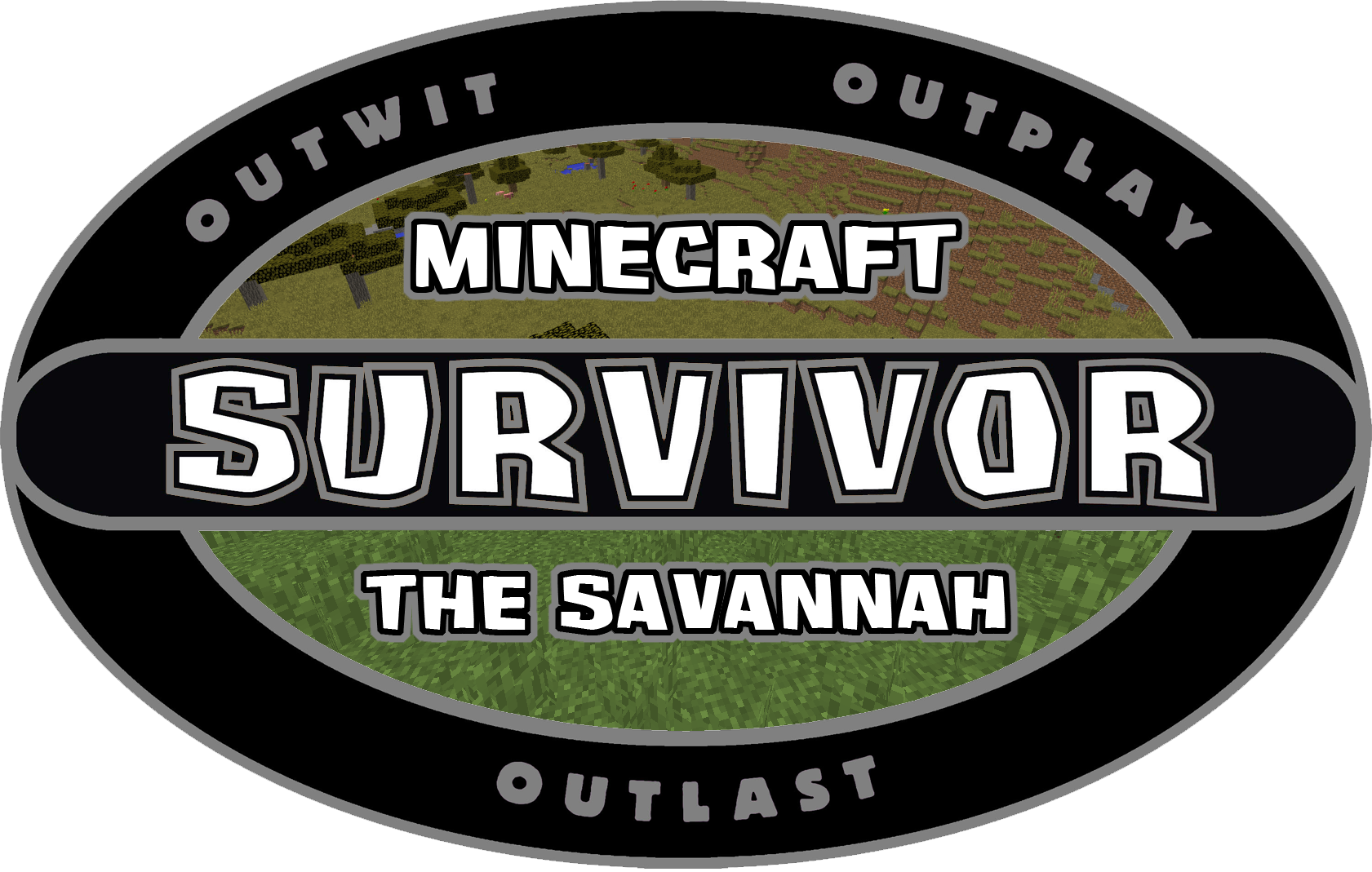 Minecraft Survivor Season 1 - Survivor Logo Template (1681x1069), Png Download