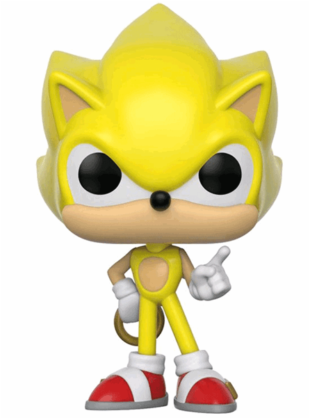 Sonic The Hedgehog - Super Sonic Funko Pop (600x600), Png Download