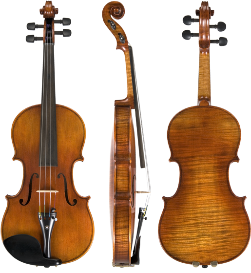 Professional Viola - Violin Amati 4 4 (588x600), Png Download