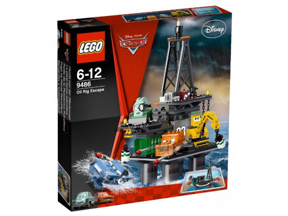 9486 1 - Lego Cars Oil Rig (980x980), Png Download
