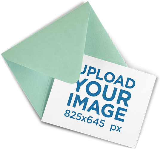 Postcard Mockup - Art Paper (600x600), Png Download