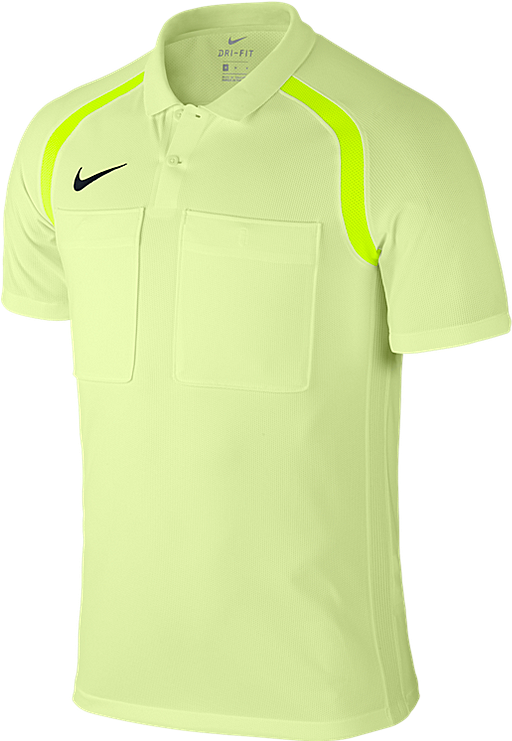 Wfa Team Referee Jersey - Referee Neon Green Polo With Pockets (740x740), Png Download