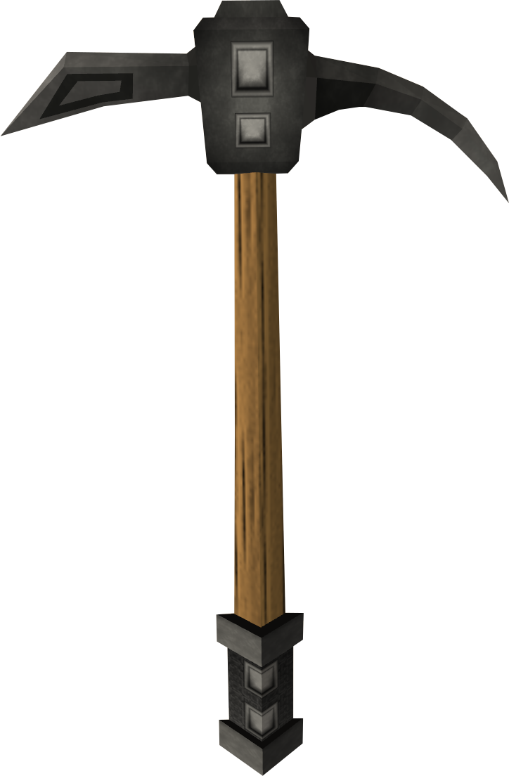 Iron Pickaxe - Picareta De Ferro (724x1104), Png Download