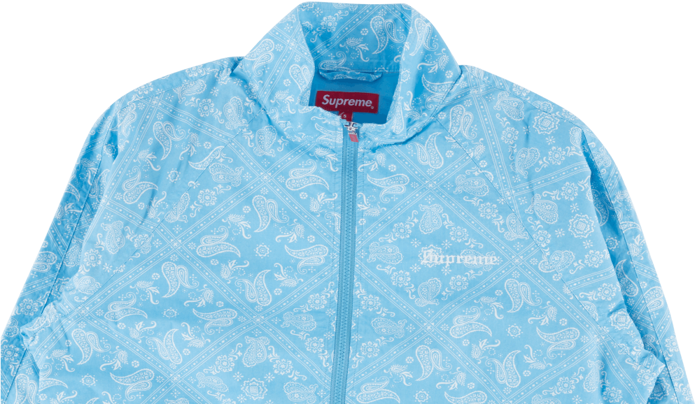 Supreme Bandana Coach Jacket (1000x600), Png Download