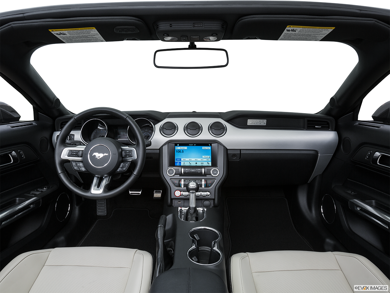 Interior View Of 2016 Ford Mustang In Decatur - 2016 Ford Mustang V6 Convertible Interior (1280x960), Png Download