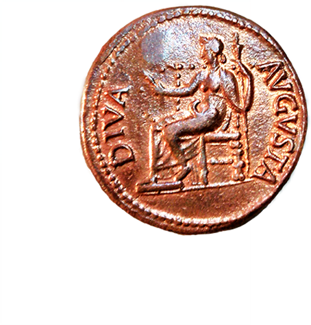 De Bronce De Roma Reverso - Coin (620x620), Png Download
