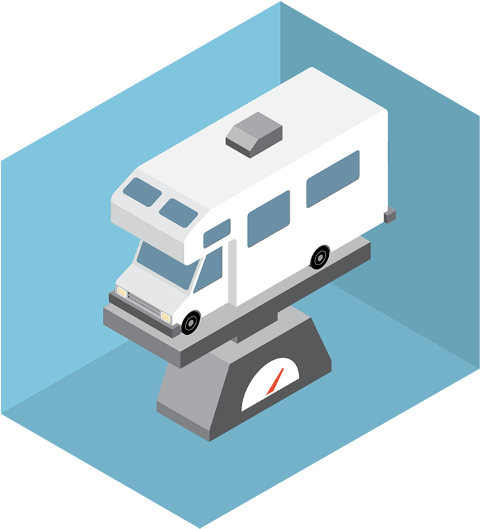 Weigh Your Rv - Rv (700x766), Png Download