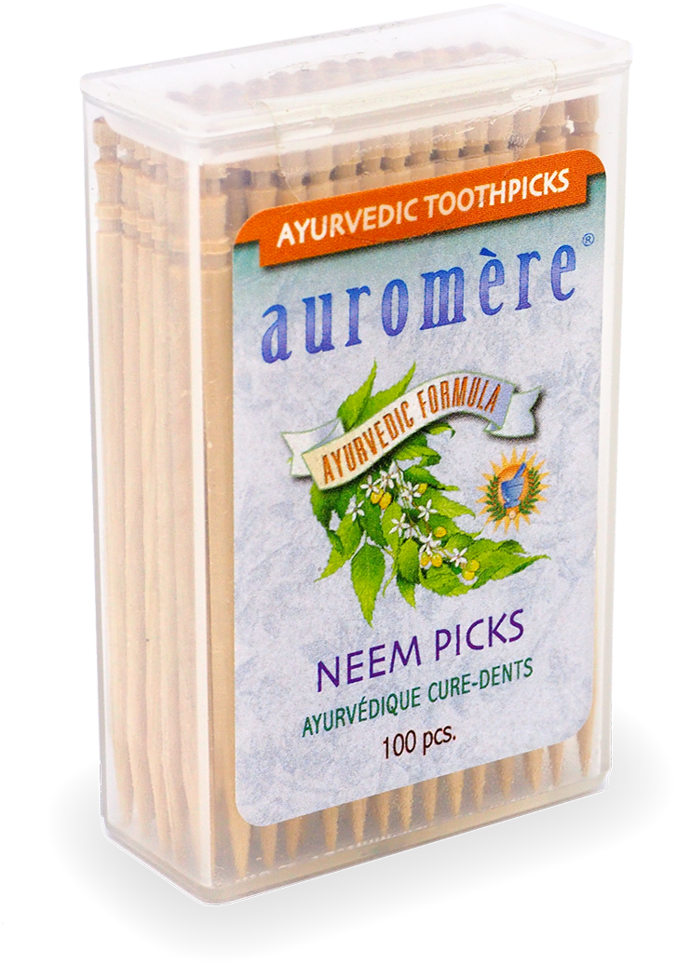 Auromere Ayurvedic Neem Toothpicks - Juicebox (1024x1024), Png Download